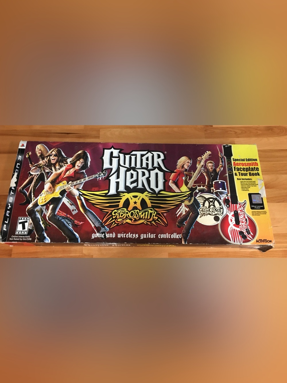 Aerosmith Guitar Hero PlayStation 3 PS3 Bundle - Complete